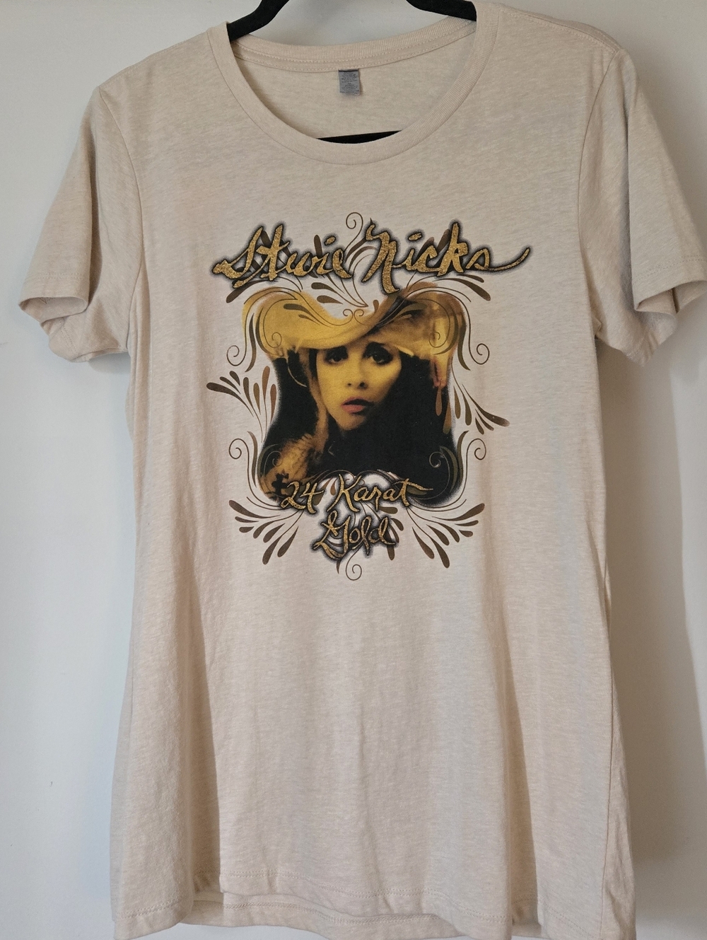 Stevie Nicks~24 Karat/Rare Concert ~ Graphic Tee - Cream